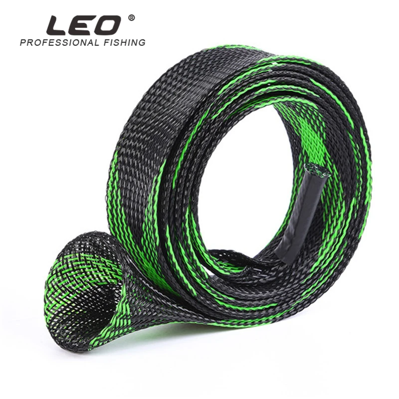 

LEO 27998 1 Piece Spinning Casting Fishing Rod Cover Extensible Protective Fishing Pole Cover Sleeve Case Pesca Peche Accessory