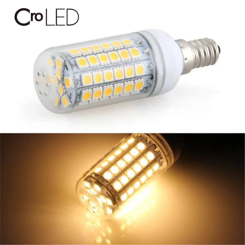 Женские низкие Туфли светодиодный E14 кукурузы лампочка 8 Вт 5050SMD AC220V теплый белый