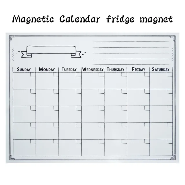 seatrend magnetic whiteboard dry erase board magnets fridge daily planner organizer