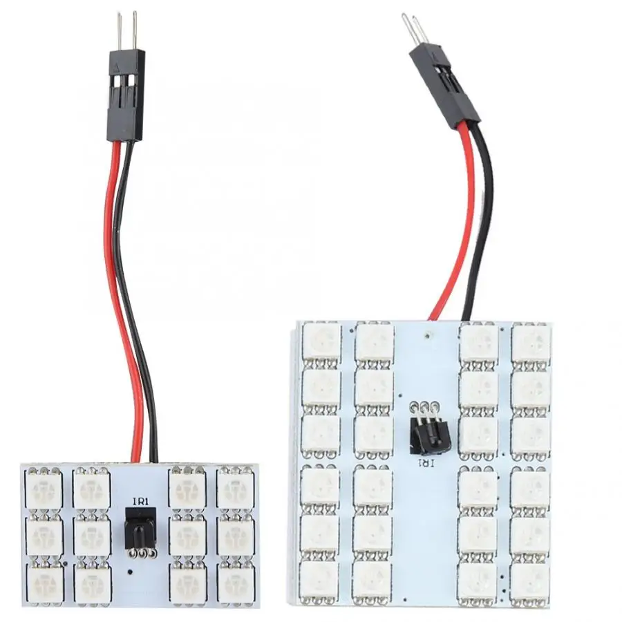 5050 SMD Автомобильная интерьерная купольная лампа для чтения красочный красный-зеленый-синий светодиод лампа с дистанционным авто аксессуары для стайлинга автомобилей