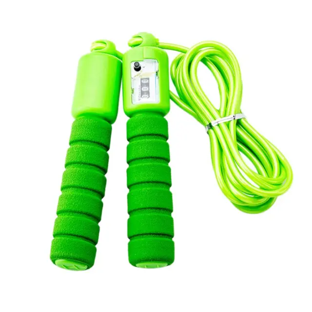 Electronic Counting Skip Rope Adult Kids PVC Sponge Anti Slip Handle Jump Ropes