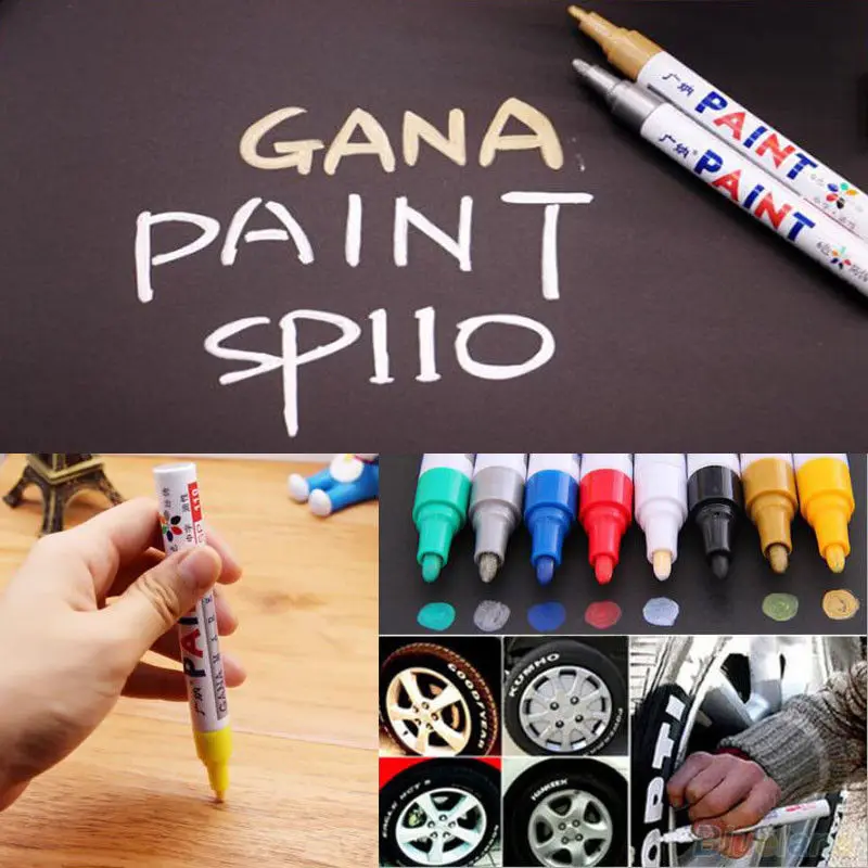 Buy 12 Pcs/lot Oil Based Paint Marker Non toxic