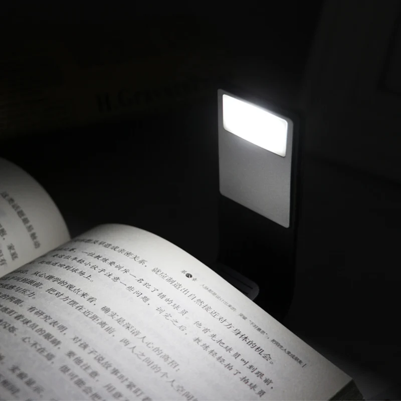 

LED Reading Light USB Charging Bookmark Night Lamp with Clip Bedroom HVR88