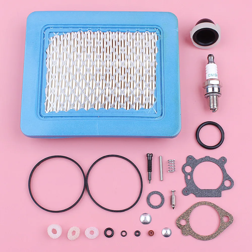 Air Filter Primer Bulb Carburetor Repair Kit For Briggs Stratton 129H00 12A800 12B800 12C700 12C800 12D800 Mower Replace Part Air Filter Primer Bulb Carburetor Repair Kit For Briggs Stratton 129H00 12A800 12B800 12C700 12C800 12D800 Mower Replace Part