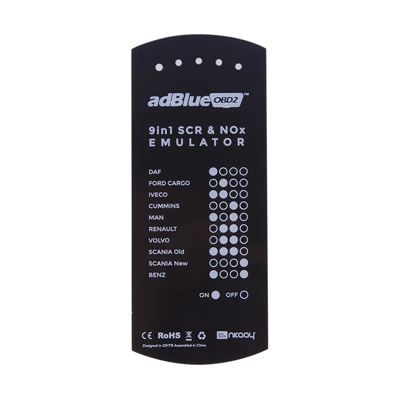 Эмулятор AdBlue для грузовика 9 в 1 с датчиком Nox M AN/MB/SCANIA/IVECO/DAF/VOLVO/RENAULT/FORD/CUMMINS AdBlueOBD2
