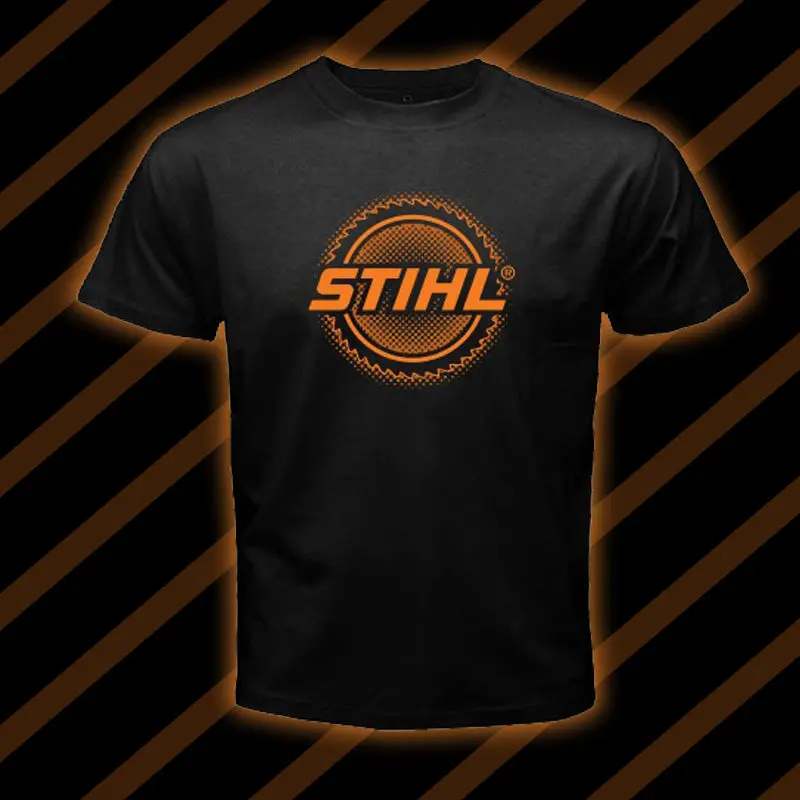 T Shirt Sale Short Sleeve Men Printing Stihl Chainsaw T Shirt Tree