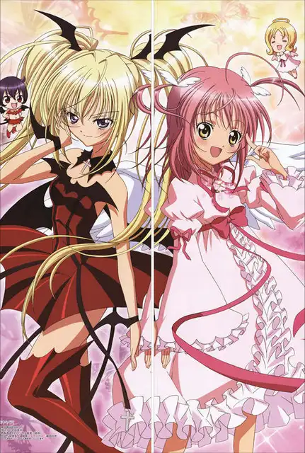 Shugo Chara Anime Characters Hinamori Amu Hoshina Utau Throw
