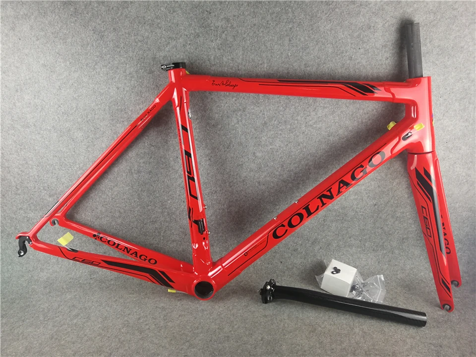 Colnago C60 T1000 Full carbon fiber Red road bike frameset