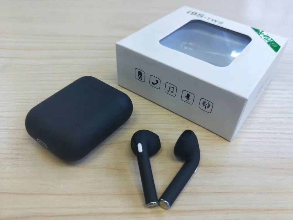 Colorful TWS I9s TWS earbuds 5.0 Bluetooth earphones Wireless headset for iphone xs 8 7 all andriod phone with retail box 4