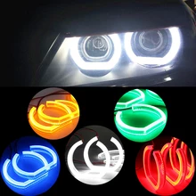 super bright LED Crystal Angel Eyes for F30 F35 Car headlight No error 5 color car led angel eyes new styling 120*128mm