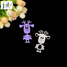 Julyarts 2019 Новый с животным оленем трафарет металлический
