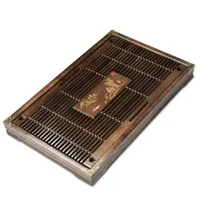 53,5*33,5*5 см чайный поднос простой маленький чайный поднос твердый деревянный поднос для час отвод воды кунг-фу чай завод производители оптом