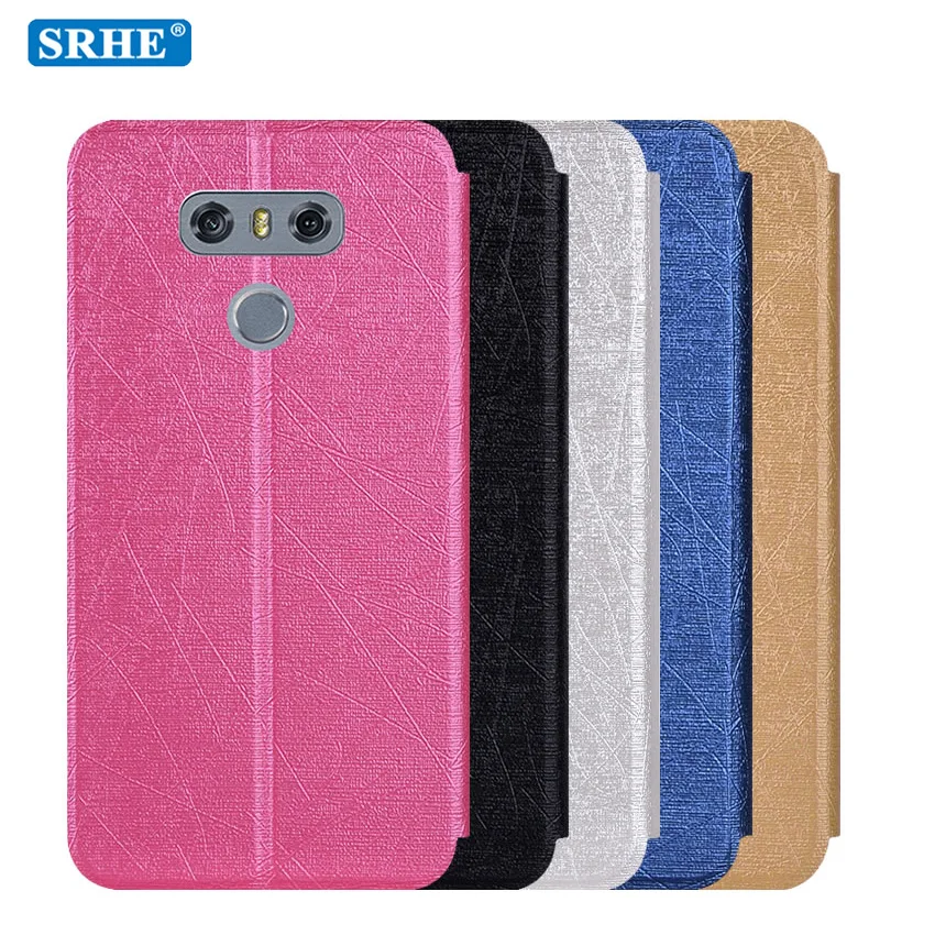 For LG G6 Case Flip Original PU Leather Back Cover Phone Case Cover For