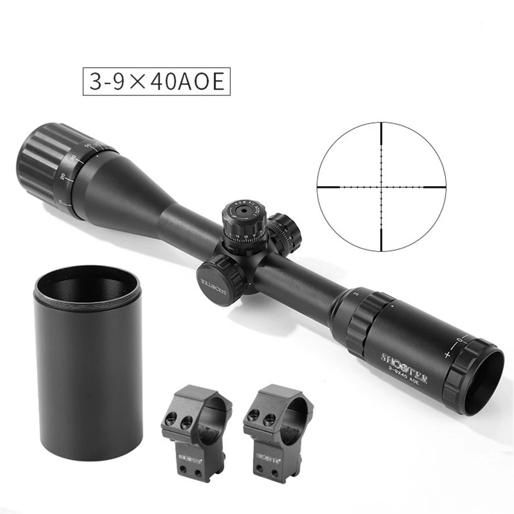 

Shooter Tactical Military ST 3-9X40AOE Rifle Scope 25.4mm Tube Diameter Waterproof Shakeproof Fogproof For Hunting