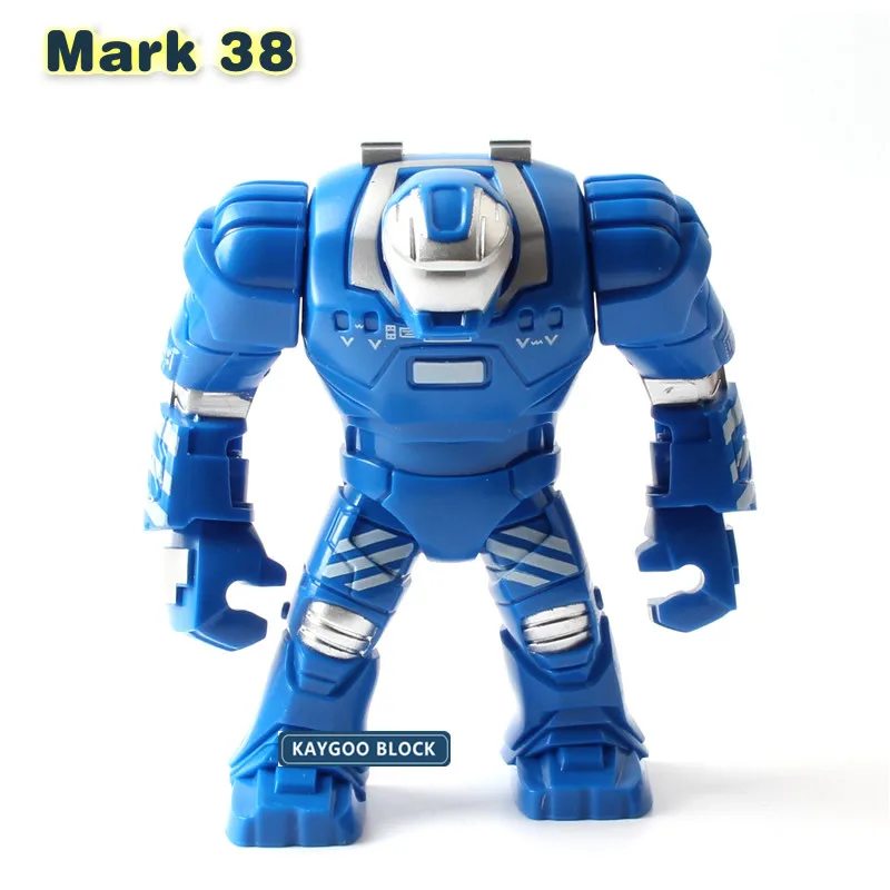 

Mark 38 Igor Decool Large Action Figure Super Hero Marvel Avengers Block Hulk Dogshank Darkseid Gorilla Grodd Kids Education Toy