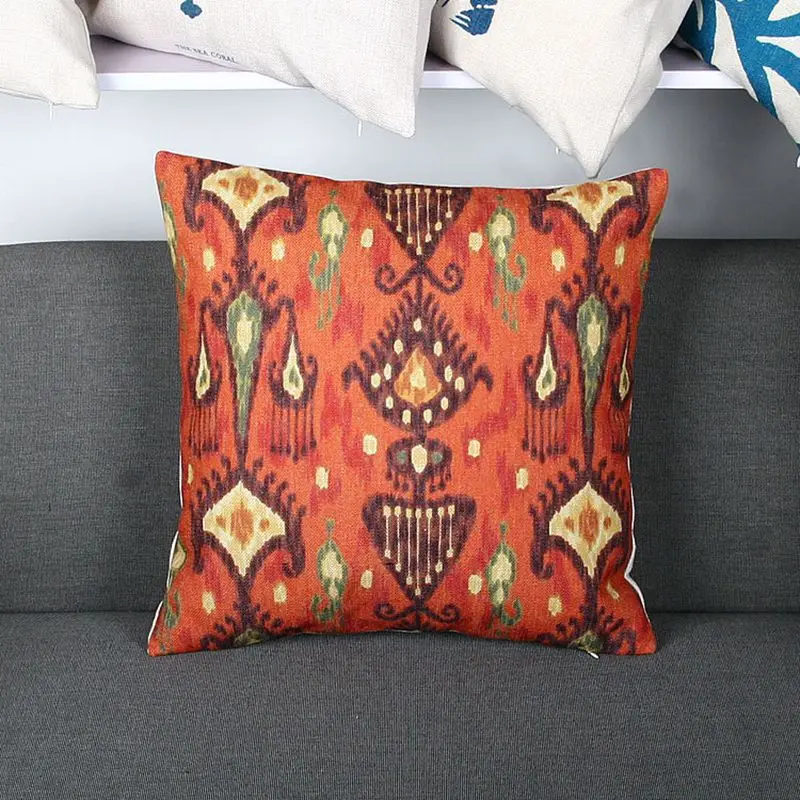 Этнические украшения для дома и офиса, марокканский шезлонг, диванная подушка, чехол, килим, almofada, подушка в скандинавском стиле, Чехол 45 см, cojines