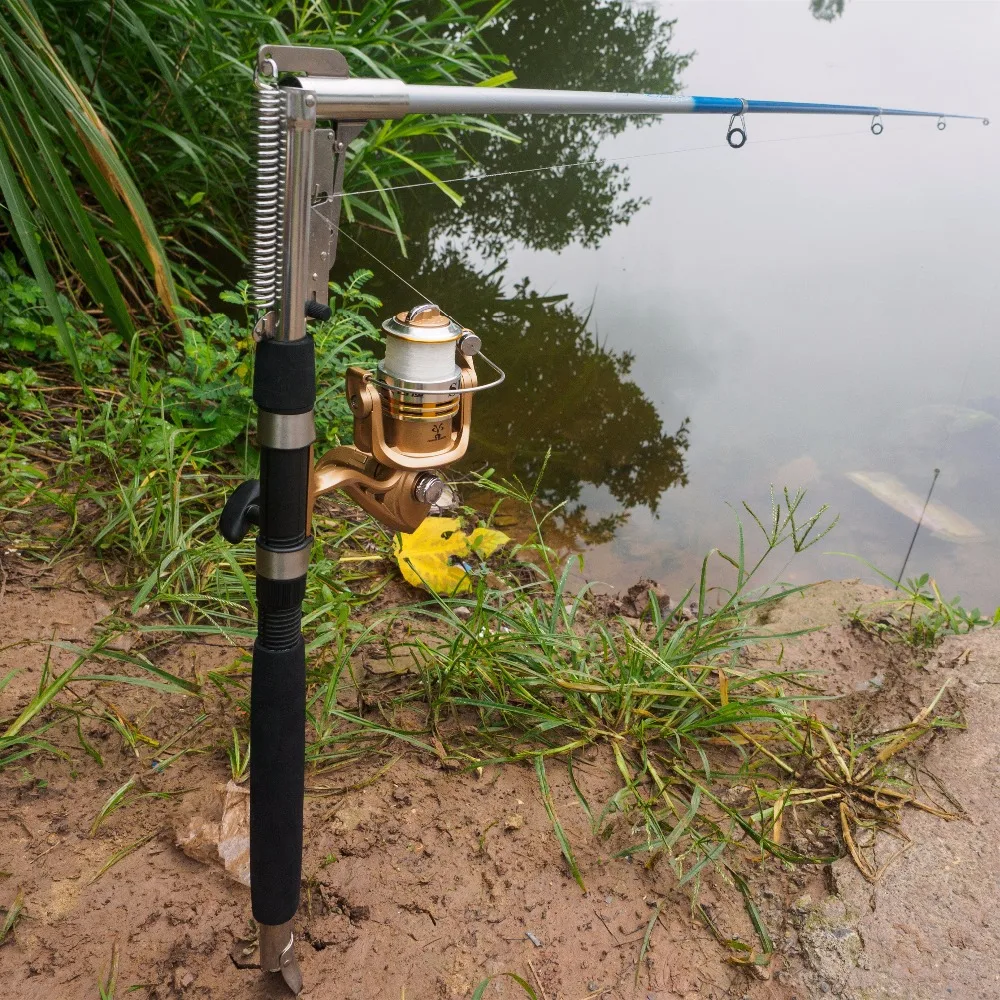 

Sea River Lake Stainless Steel Automatic Fishing Rod Fish Pole Lake Blue 1.8M 2.1m 2.4m 2.7m