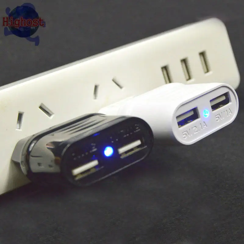 2.1A 2 Port EU Wall Charger + MICRO 5 pin USB Cable2