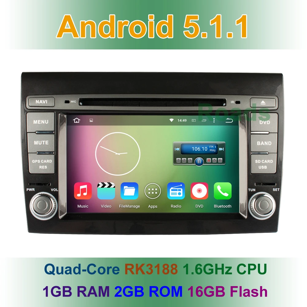 Quad Core 1024 600 Android 5 1 1 font b Car b font font b DVD
