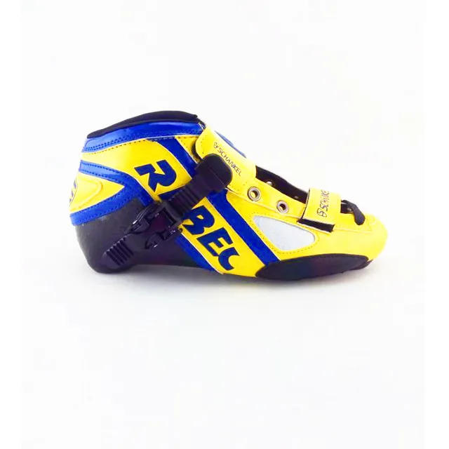 Cheap Professional  Patins Roller Skating Yellow Shoes   Inline Skates speed skateing shoes