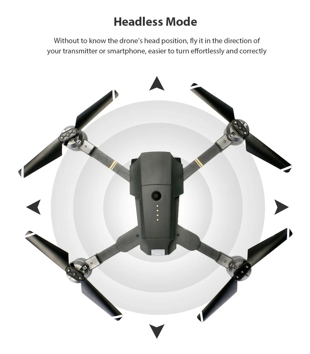 Складной Радиоуправляемый Дрон 2,4 ГГц с Wi-Fi FPV HD Квадрокоптер с камерой высота Удержание Дрон для Детский подарок игрушки