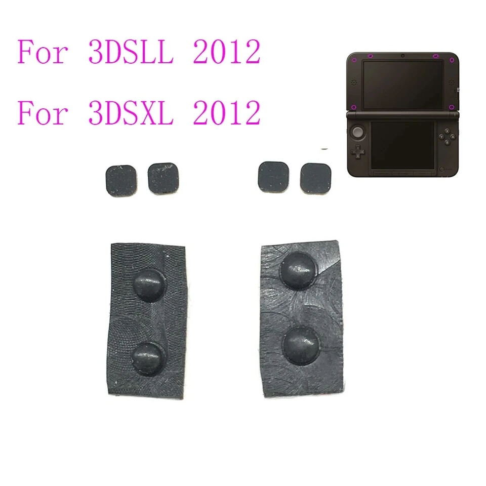 Screw Feet Cover Set Replacement For Nintendo for 3DS XL 3DS LL Screw