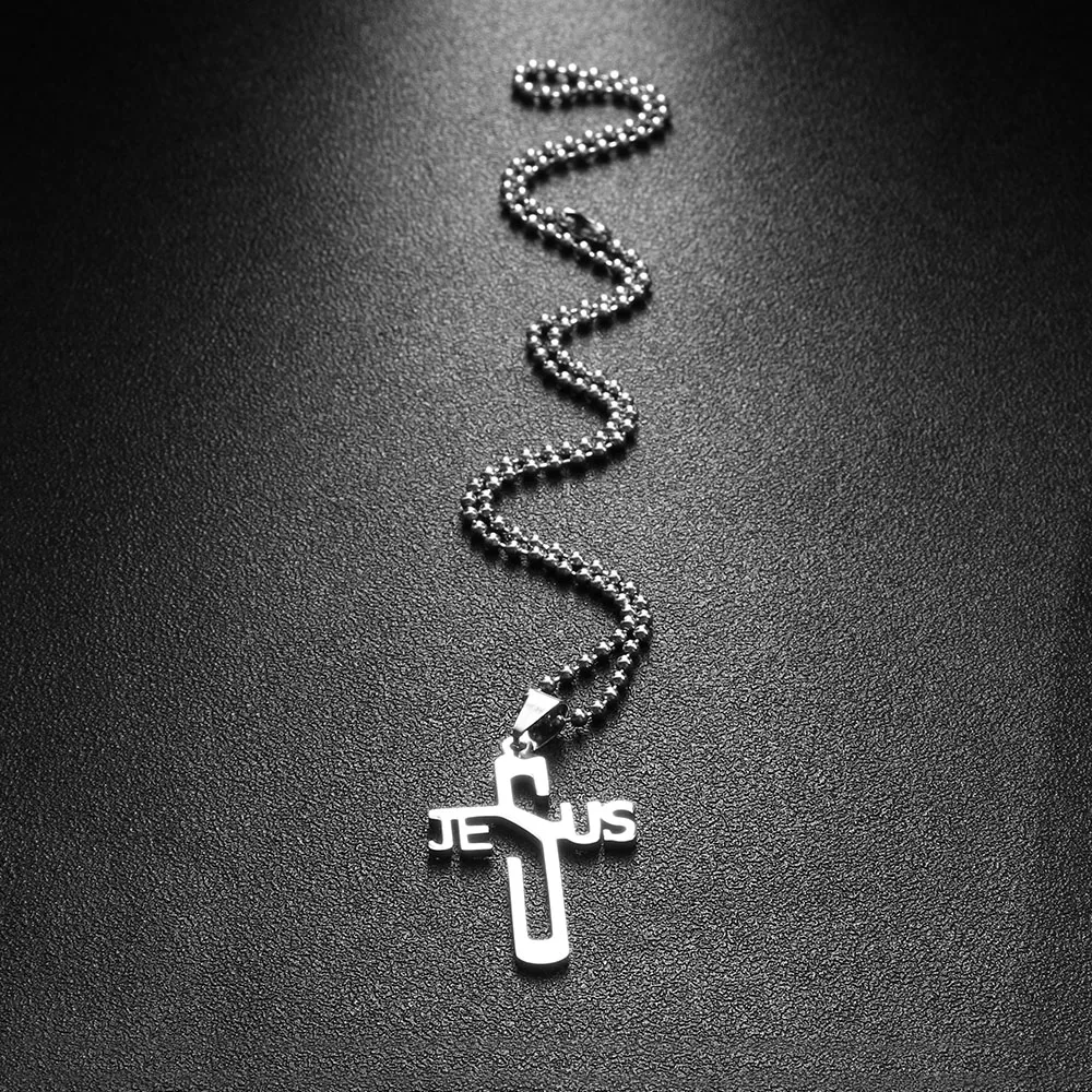 Новинка 2018 подвеска с изображением Иисуса Христа Мужская из нержавеющей стали