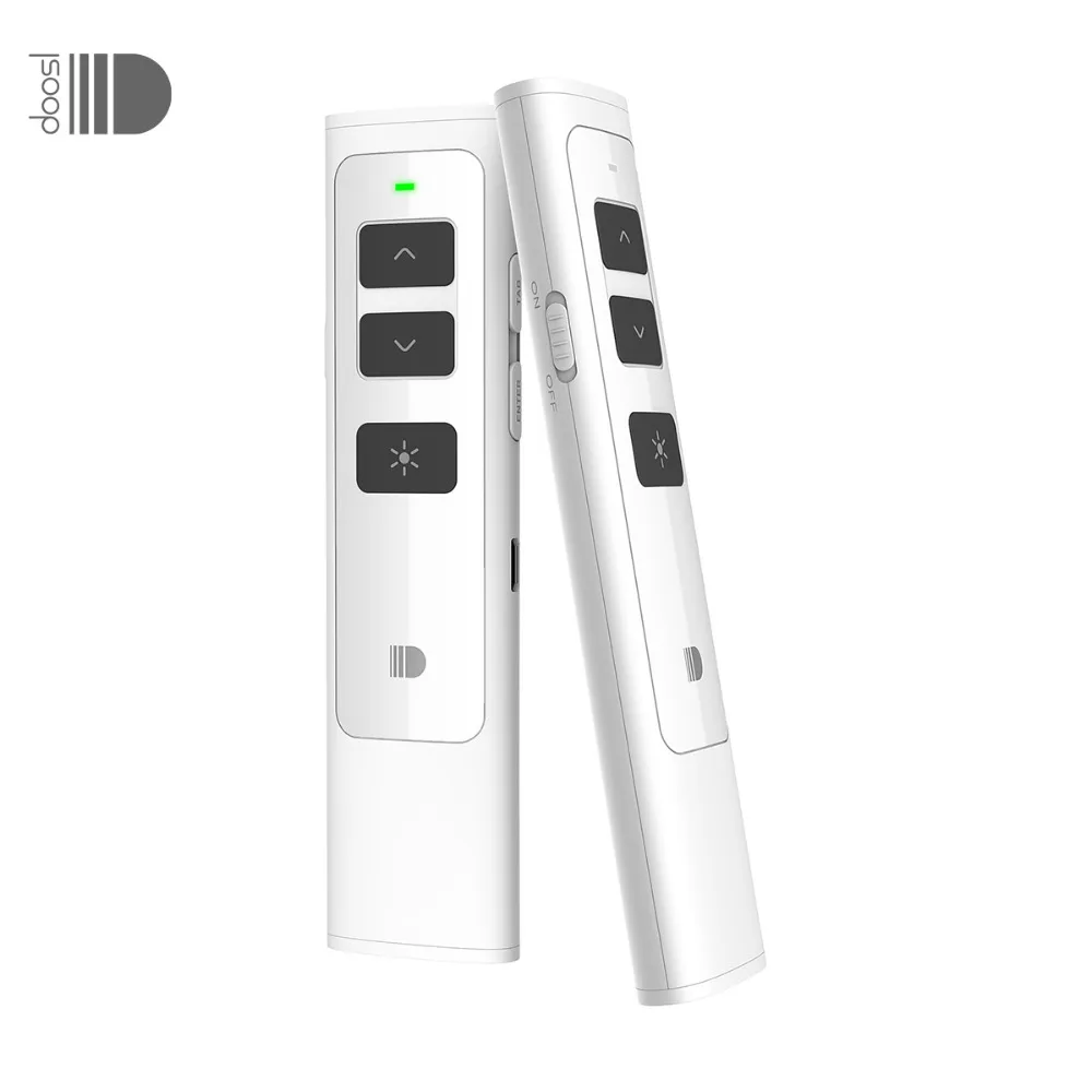 Оптовые продажи беспроводной ведущий Doosl RF 2 4 ГГц перезаряжаемая USB Powerpoint