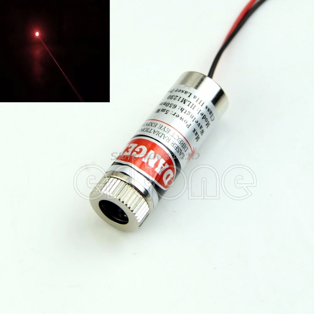 

Red Dot 5mW 650nm Laser Module/Laser/Laser Head Industrial Grade Metal Body 5V