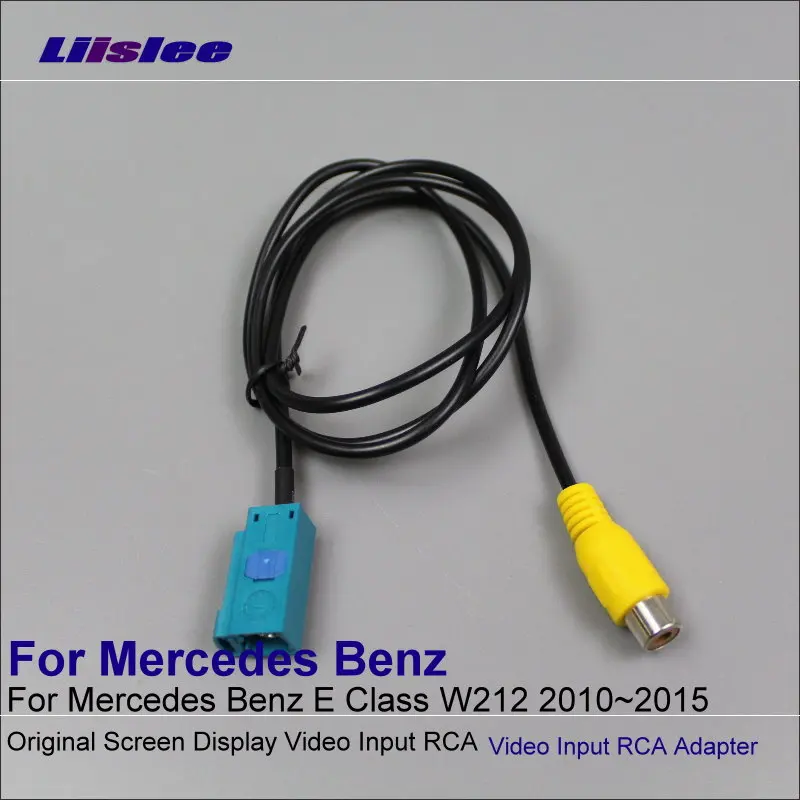Оригинальный видеовход RCA для Mercedes Benz E Class W212 2010 ~ 2015 кабель-переходник задней