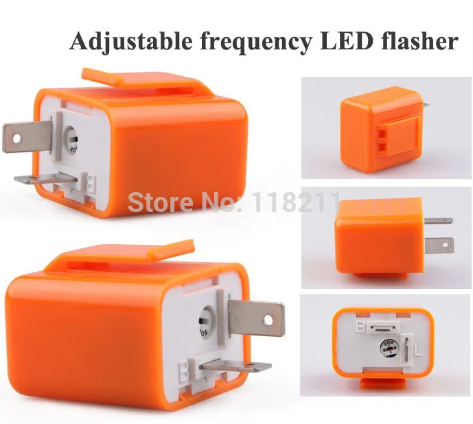 Motorcycle Turn Signal Beeper 12V 2 PinMotorbike Flasher Relay Turn