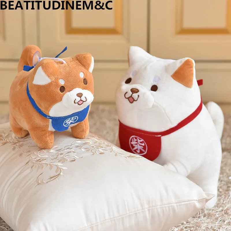  Cartoon Shiba Inu Dog Plush Toy Children Toy Car Decoration