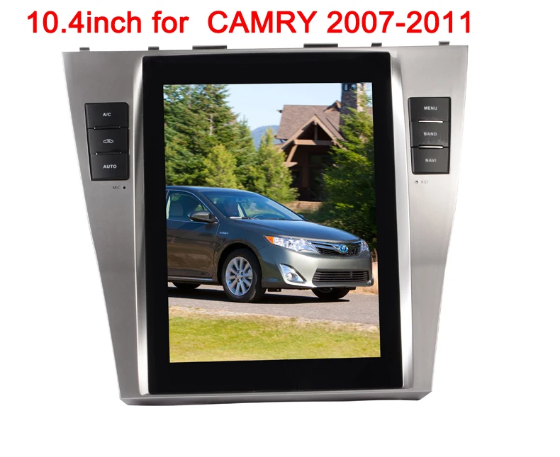 

tesla style big touch screen car radio gps player for TOYOTA CAMRY 2007-2011 AUTO A/C with android 7.12 quad core 2g ram wifi