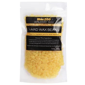 

100g Honey Flavor Wax Beans Free Paper Heater Hard Wax Pearl Non Strips For Hair Removal Unisex Use TM02