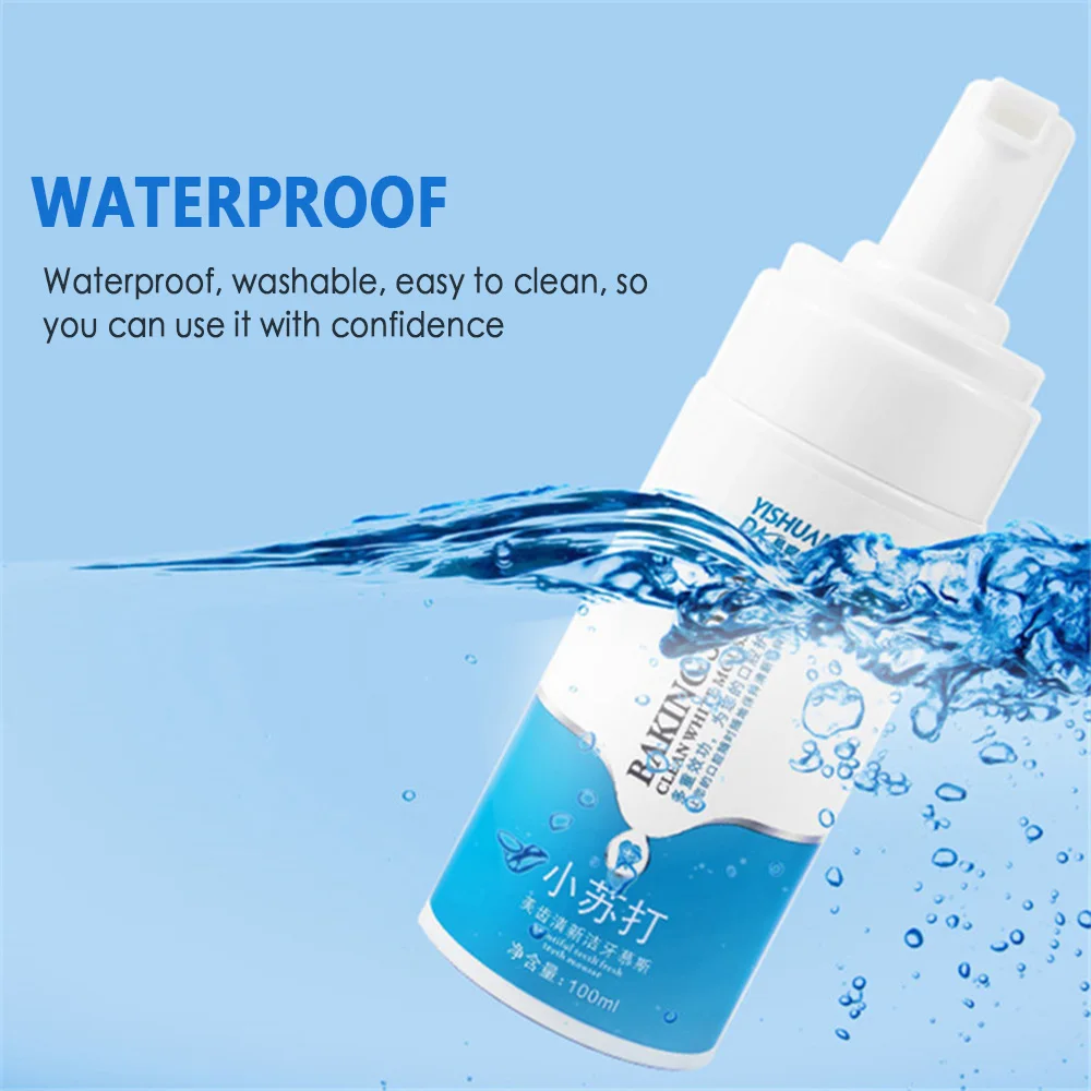 

Soda Mousse Toothpaste Cleansing Foam Toothpaste with Press pump whitening fresh breath Oral Hygiene teeth care supplies TSLM1