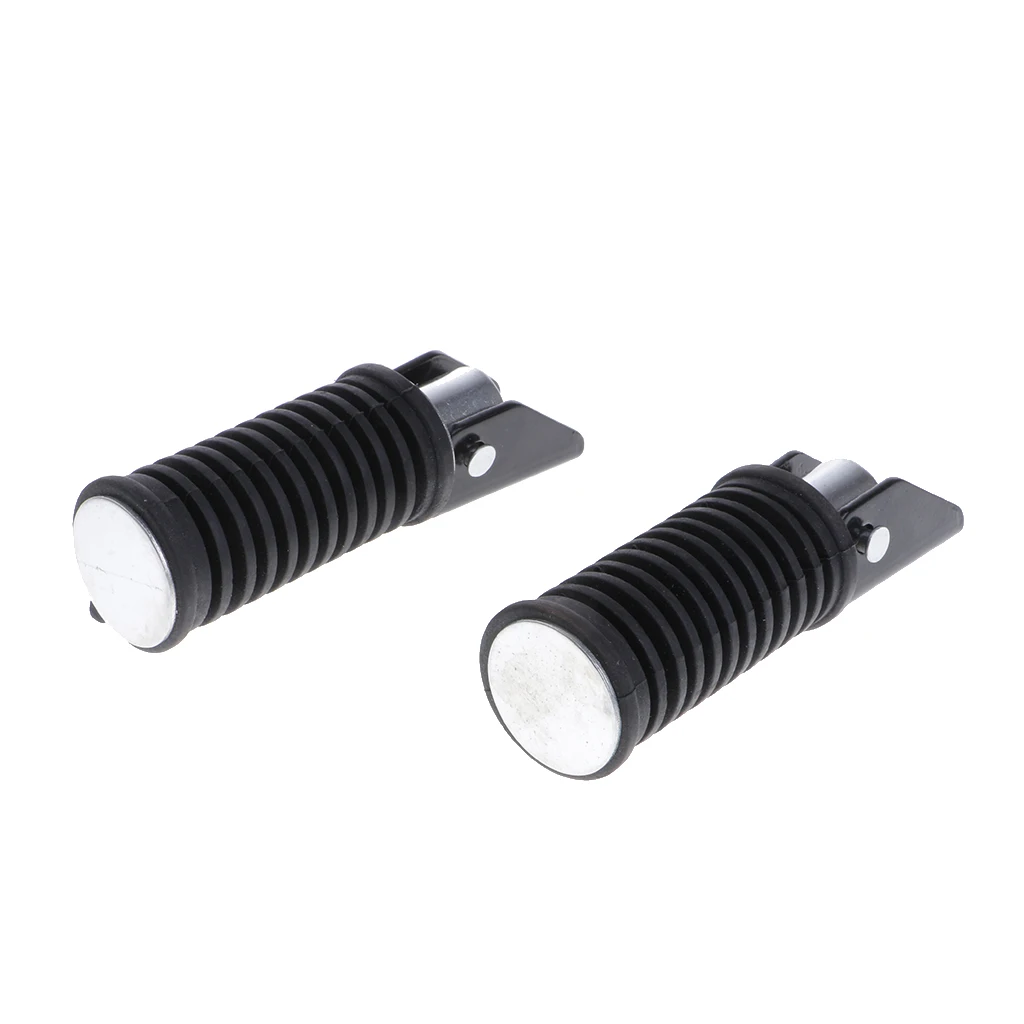 2Pcs Motorcycle Front and Rear Footrests Foot pegs For Suzuki GS125 GN125 12cm