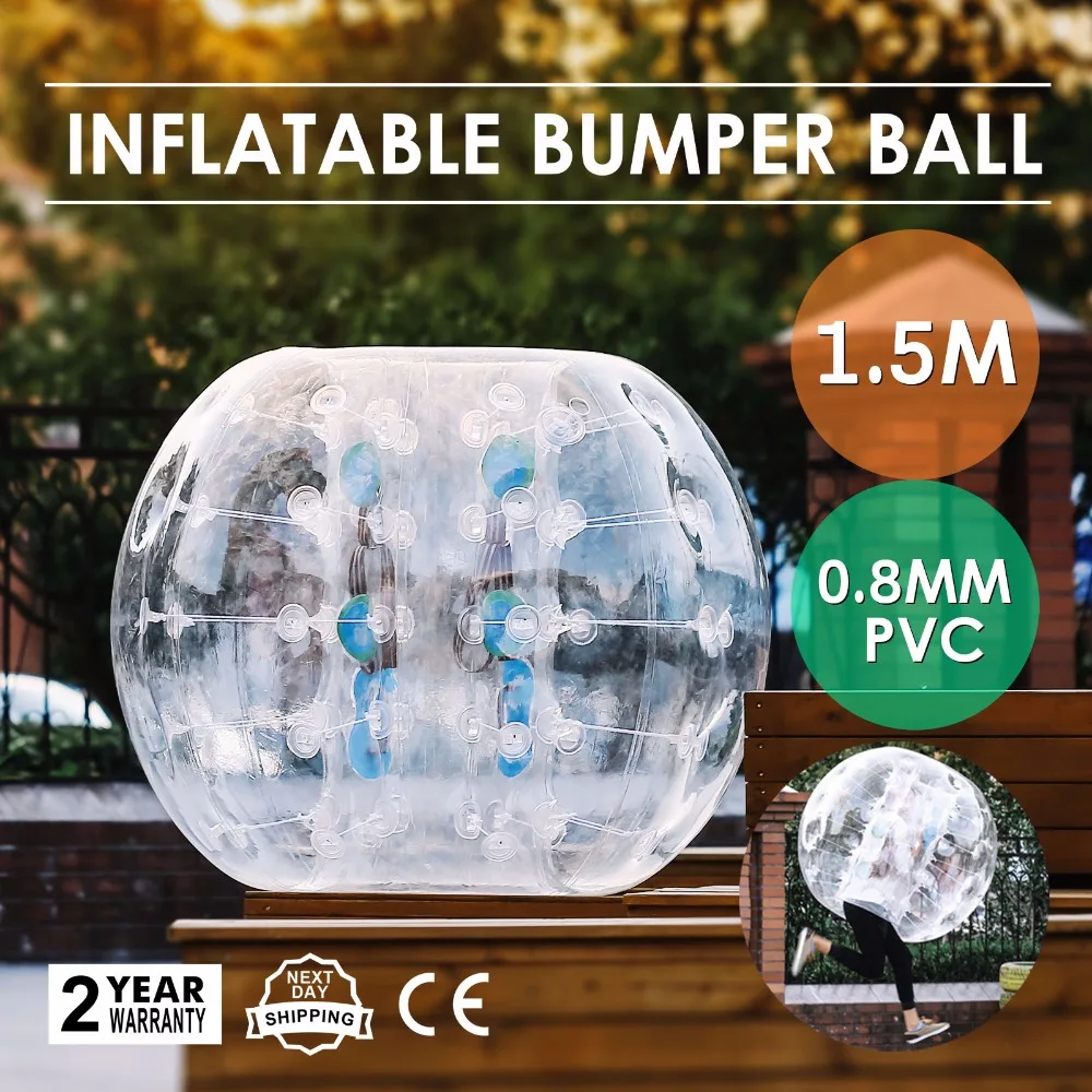 Дети и взрослые надувные зорбинг 1,5 м/4.92ft бампер из ПВХ Футбольный пузырь