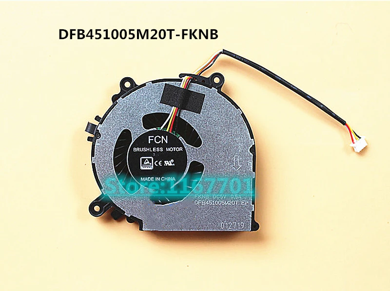 cheap New Original Laptop Notebook CPU Cooling Fan For Hasee ZX6 ZX6 CP5S1 ThundeRobot TR 911GTS DFB451005M20T FKNB