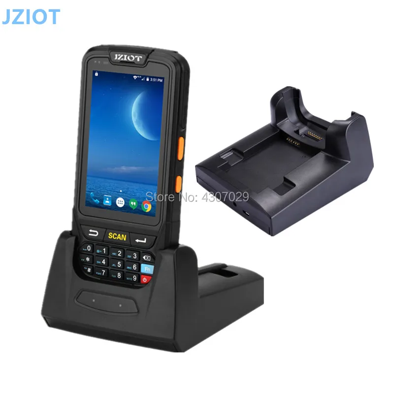 Прочный КПК android 7 0 GPS + 4G WIFI Bluetooth 4 камера 1D сканер штрих кода RFID|Сканеры| |