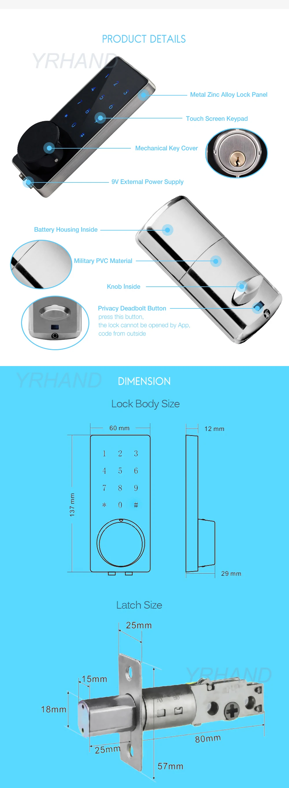electronic deadbolt lock 4