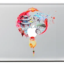 Старое здание DIY индивидуальная виниловая наклейка для ноутбука наклейка для macbook Pro Air 13 дюймов мультфильм ноутбук кожа оболочка для mac book