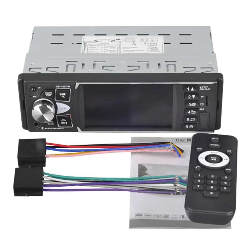 

4037PM Bluetooth Stereo Auto Car Media MP5 Player RC Control Rear View Camera Remote Control Car Rear View Camera