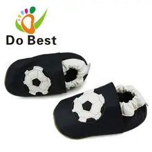 Special Offers Dobest Brand Football Sheepskin Leather Soft Baby Kids Toddler Shoes Moccasins For Boys First Walker New 2014 Autumn Fashion