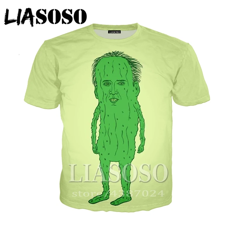 

LIASOSO Anime women fashion funny animal hoodie Nicolas Cage homme 3D Print T shirt/Hoodies/Sweatshirt shirts men tshirt E127