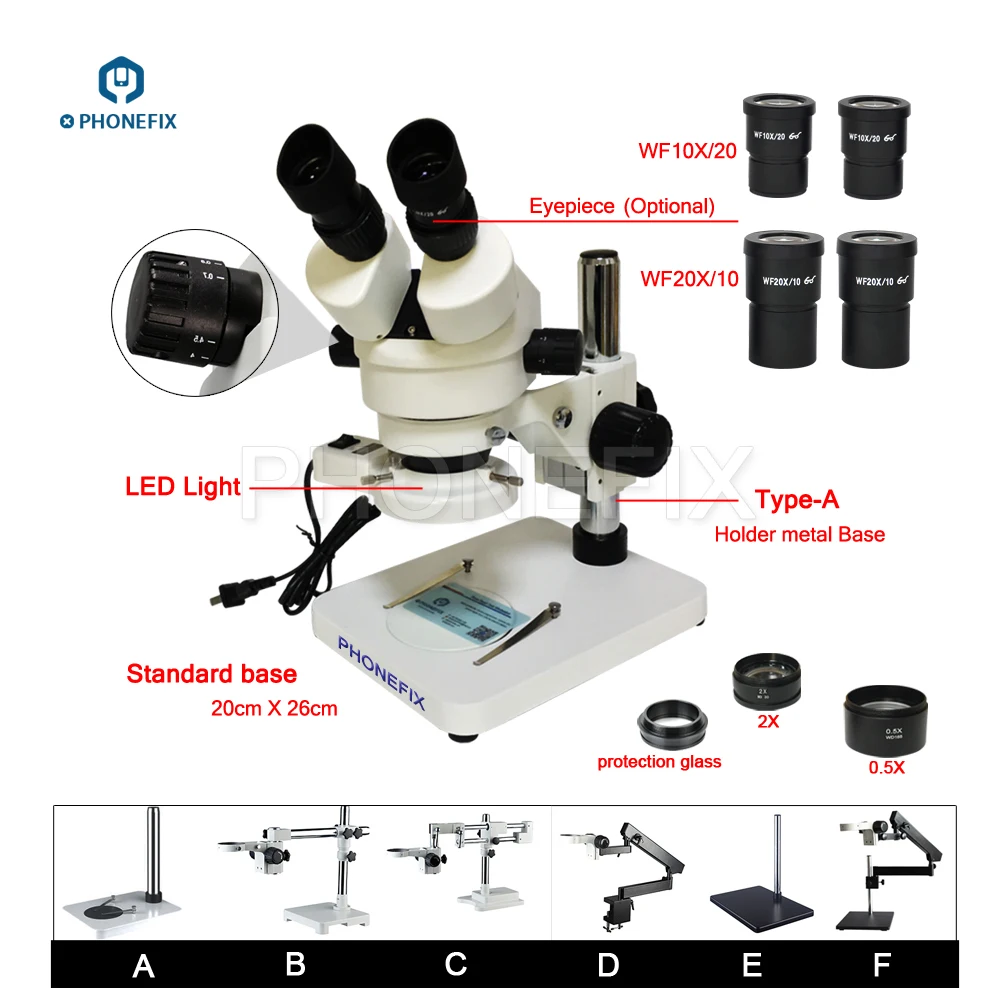 Телефон материнская плата, Пайка Ремонт бинокулярный стерео микроскоп непрерывное Масштабирование увеличение с варианта металлический неподвижная фигура