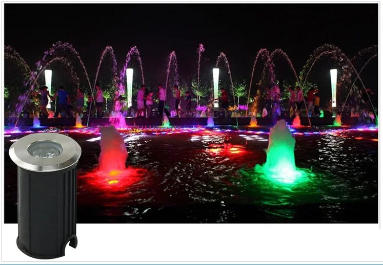Levou à Prova Lote Mini 1w 3w Levaram Luzes Embutidas Dc12v 24v Ip68 90-260v d' Água Subterrânea Enterrado Lâmpadas Led Spot Andar Debaixo 2 Pçs - 19 Luzes Embutidas DC12V 24V IP68 90-260V LEVOU