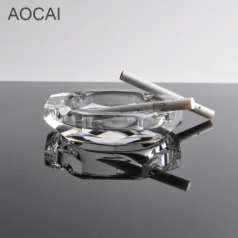 as002 100mm Crystal Ashtray NEW Home Garden Household Merchandises