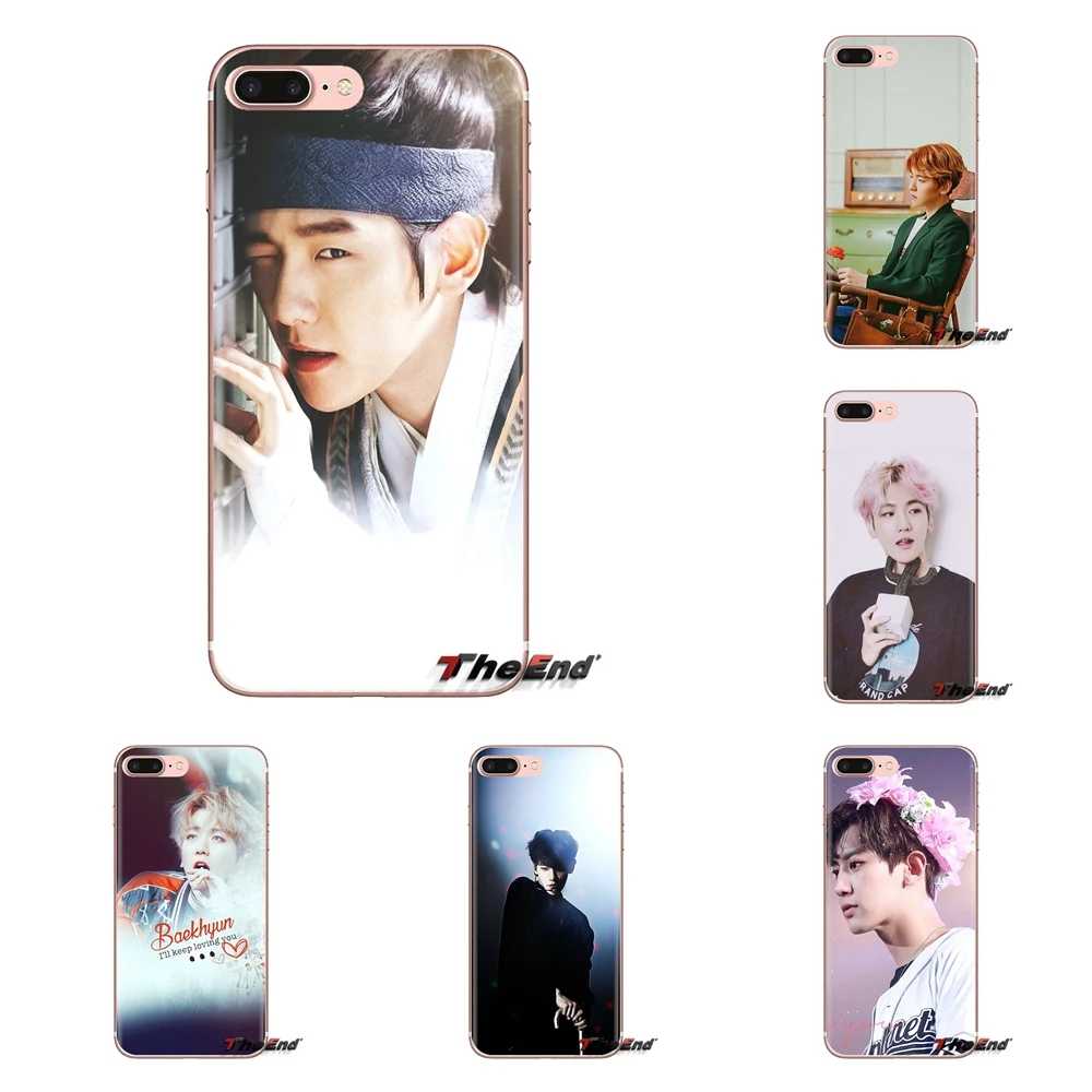 Прозрачные чехлы из ТПУ для Samsung Galaxy J1 J2 J3 J4 J5 J6 J7 J8 Plus 2018 Prime 2015 2016 2017 Baekhyun Byun Baek Hyun Exo