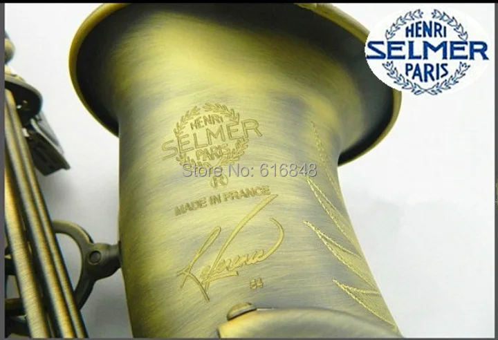 Henry Reference 54 selmer alto saxophone drop E green green bronze