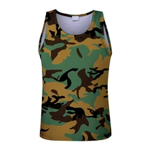 Для мужчин's в камуфляжном армейском стиле для мальчиков, топ на бретелях, Для мужчин, нижнее белье, сексуальные Для мужчин с камуфляжным принтом, топ на бретелях, Для мужчин жилет